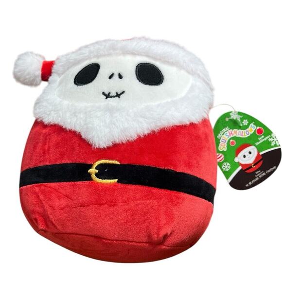 NWT 2024 JACK SKELLINGTON SANTA NIGHTMARE BEFORE CHRISTMAS 6.5" PLUSH NEW - Picture 1 of 4